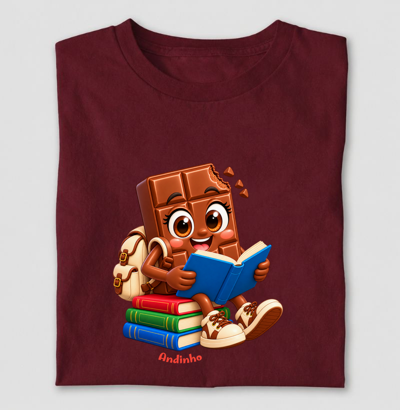Andinho Leitor - Camiseta Infantil