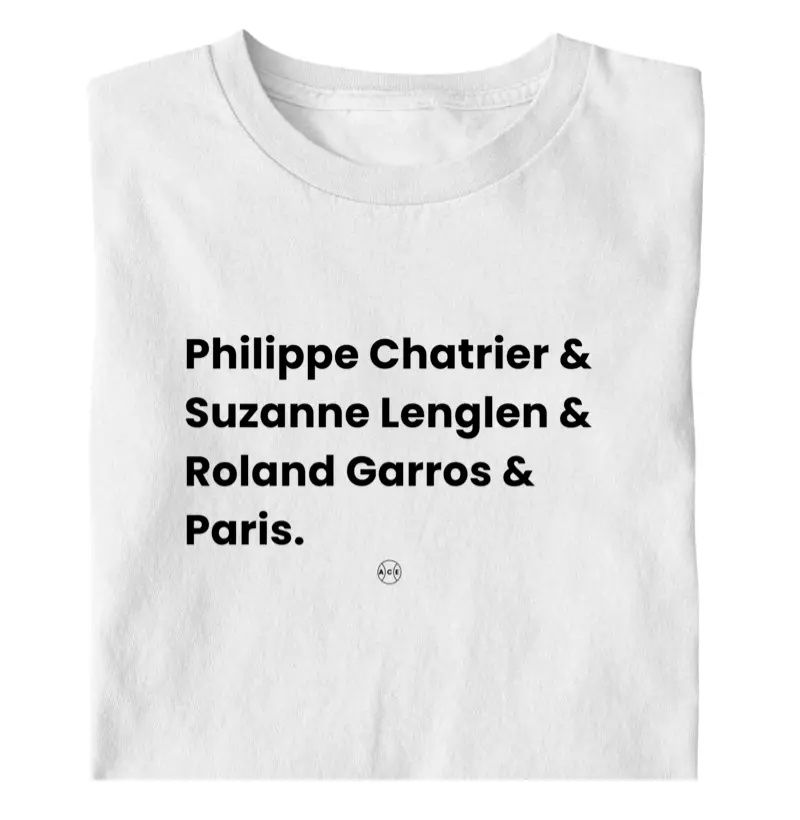 Philippe Chatrier & Suzanne Lenglen & Roland Garros & Paris