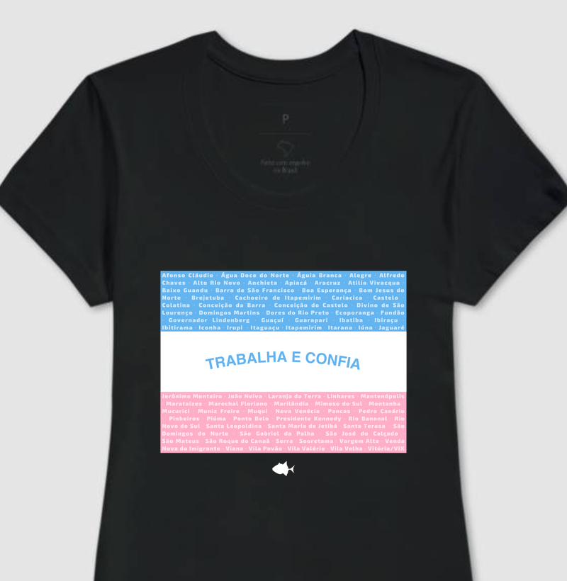 ES Cidades Todas Sobre Bandeira - Feminina - #27430