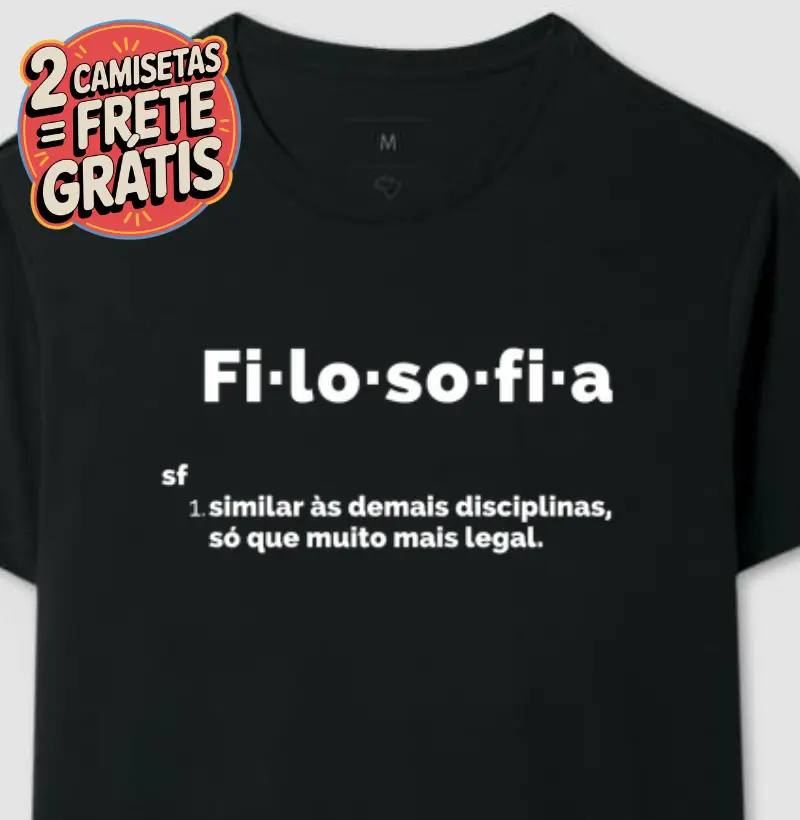 Camiseta Verbete Filosofia