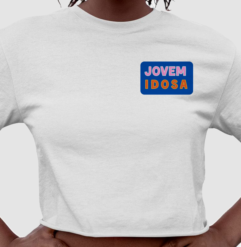 Cropped Jovem Idosa Crachá