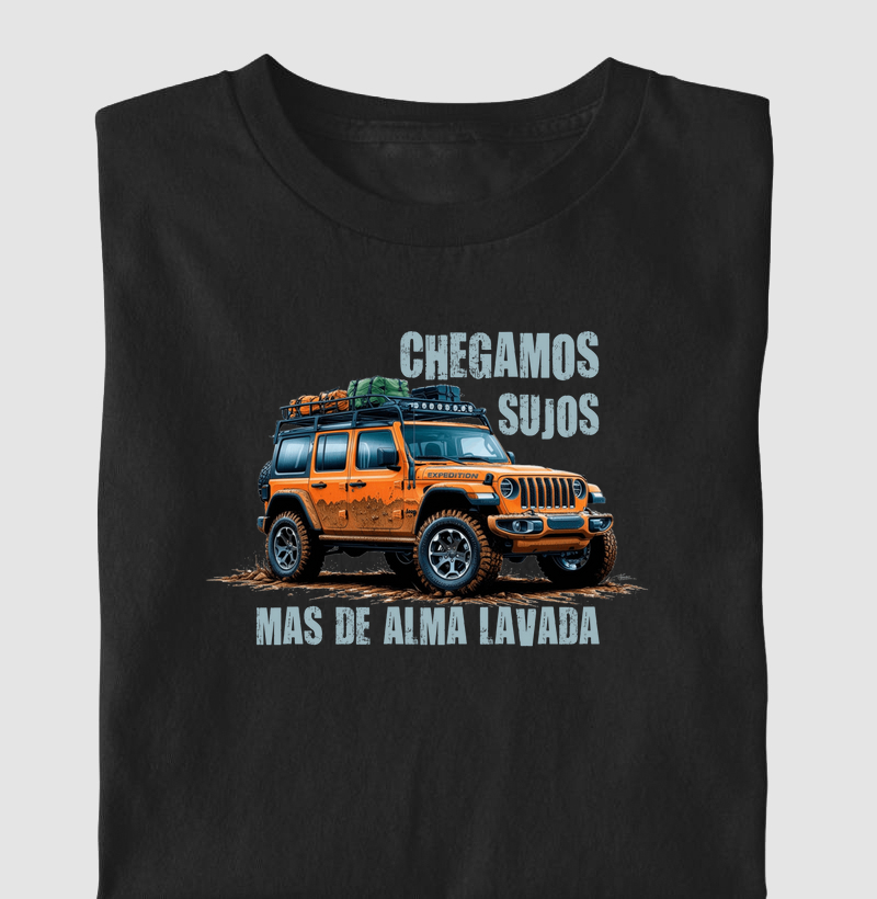 Chegamos sujos, mas de alma lavada