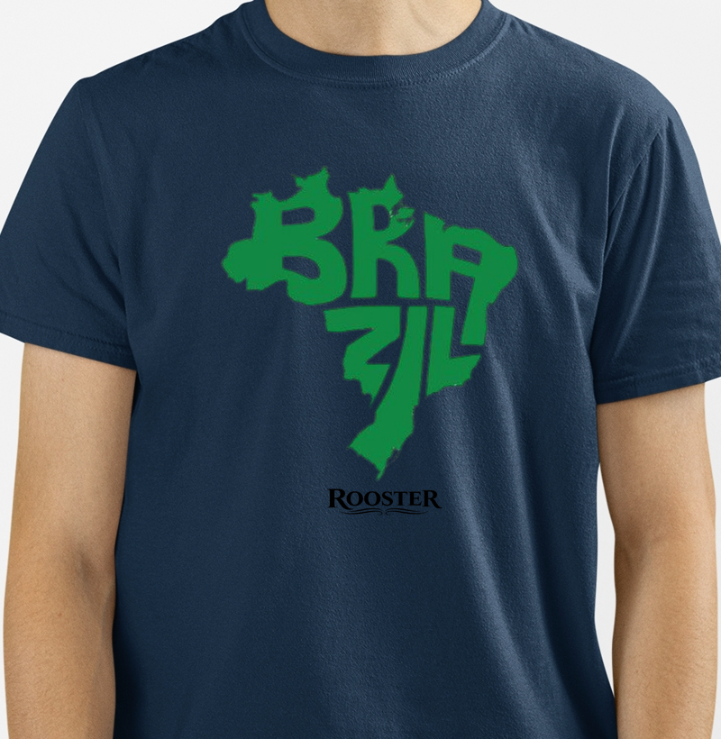 camiseta brazil rooster 