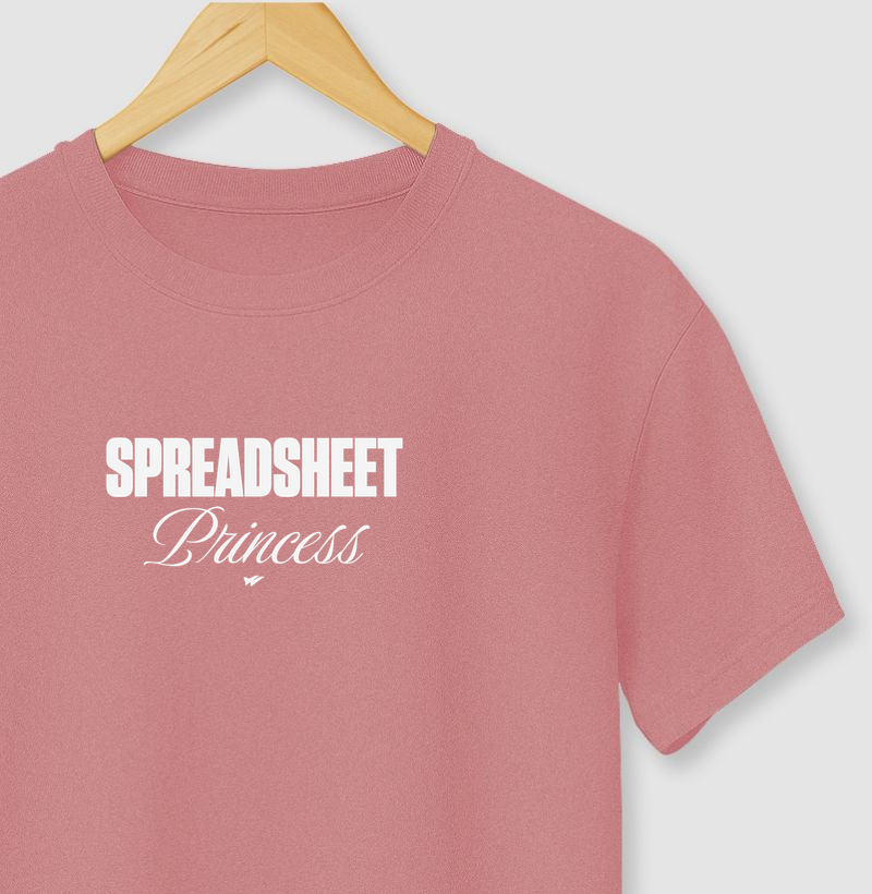 SPREADSHEET PRINCESS - Camiseta