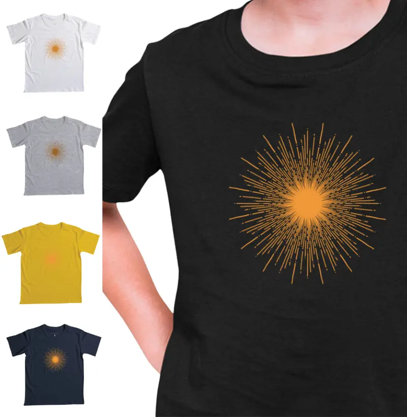 Camiseta Infantil Solar - Kids Premium | Camisetas Falam