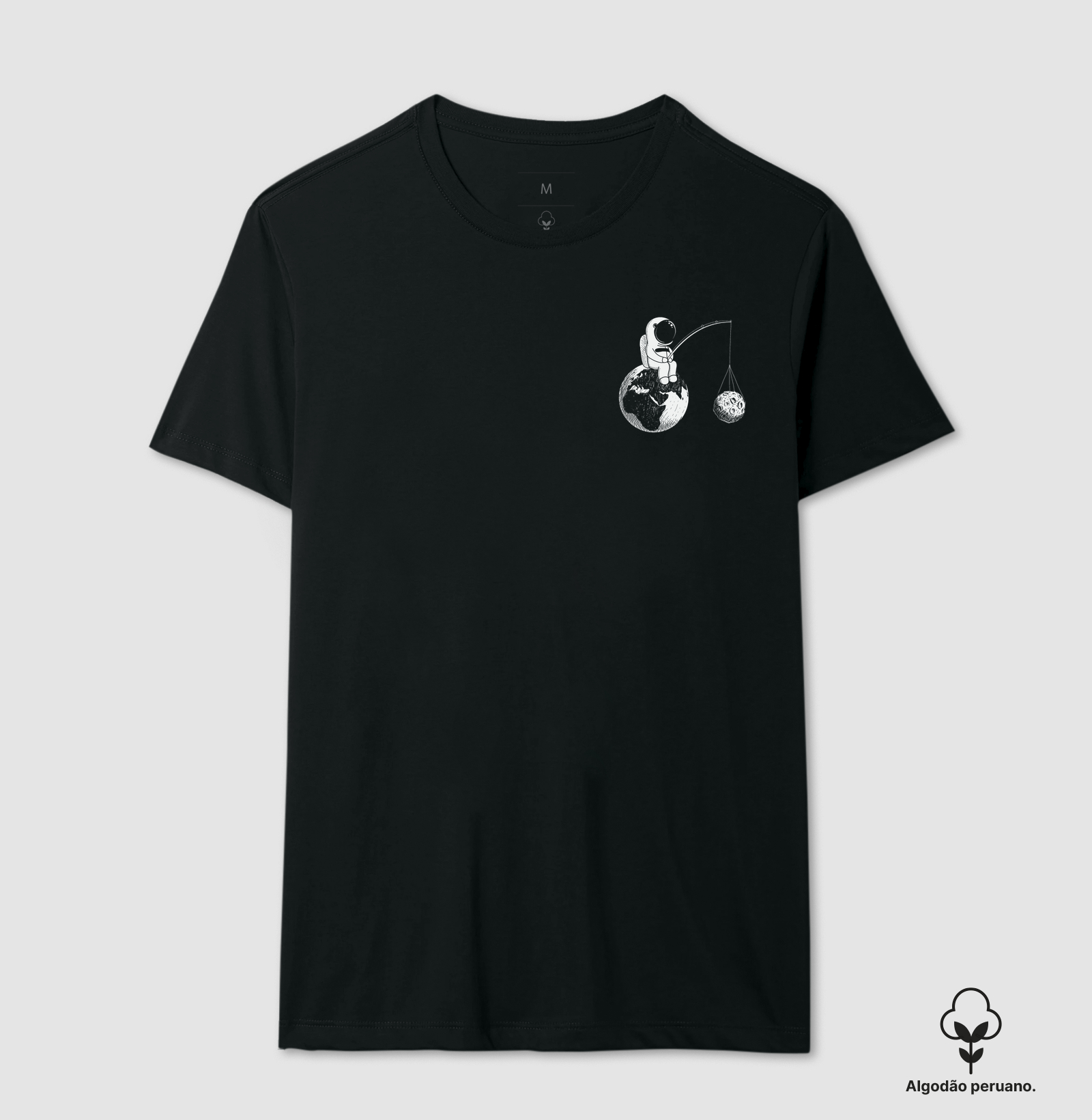Camiseta - "Moon On The Hook"