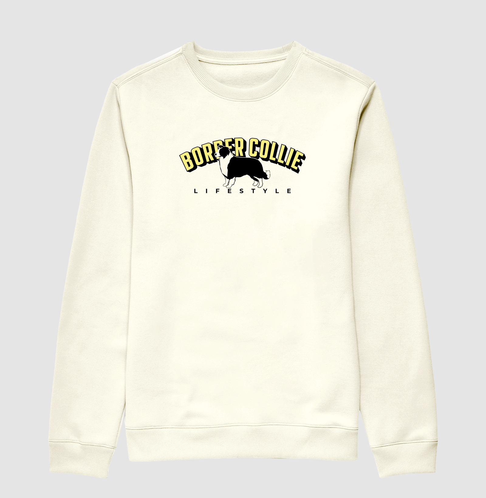 Border Collie Lifestyle com Amarelo