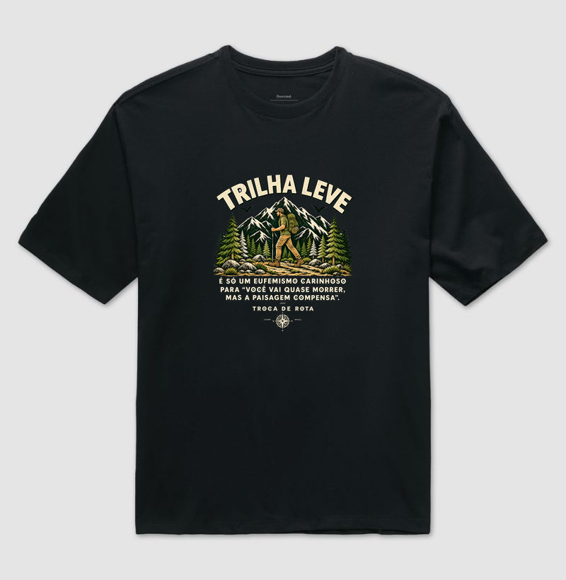 Camiseta Oversized | Trilha Leve