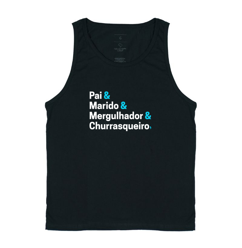 Pai Marido Mergulhador Churrasqueiro