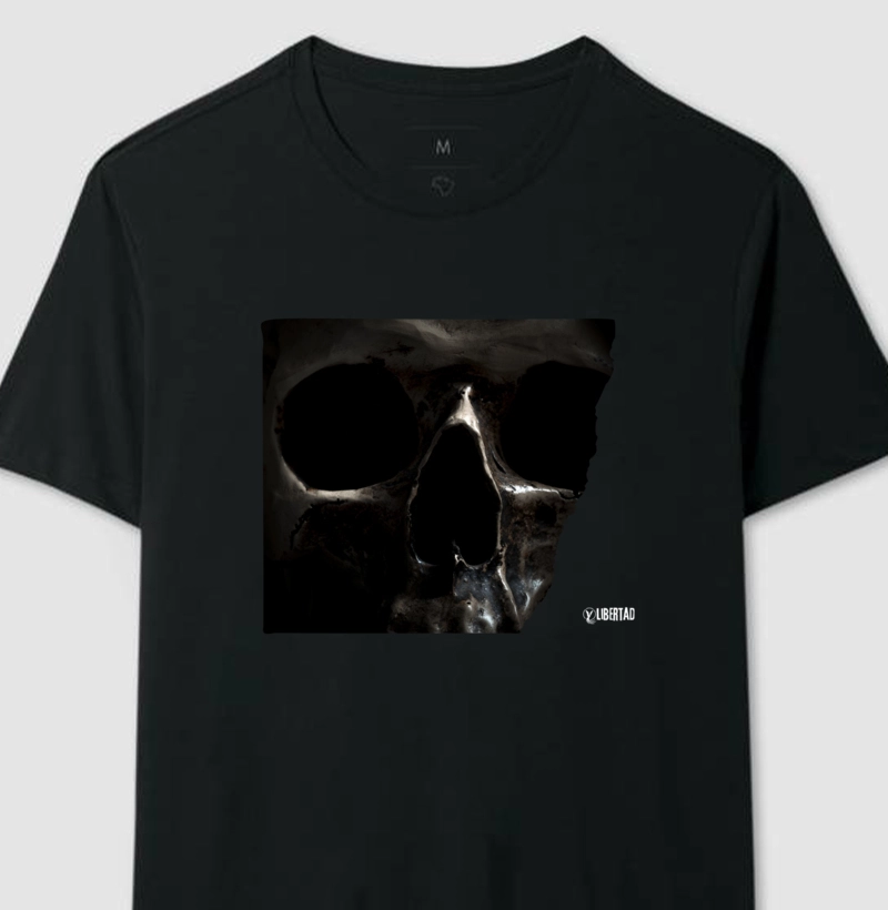 Camiseta Caveira Libertad