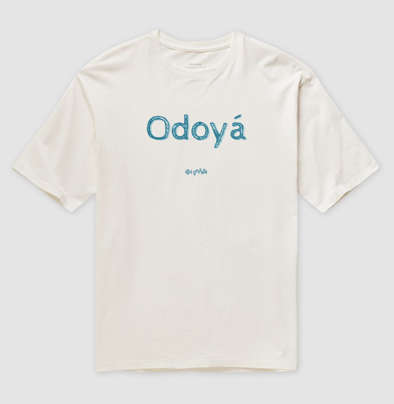 oversized IEMANJÁ saudação unissex