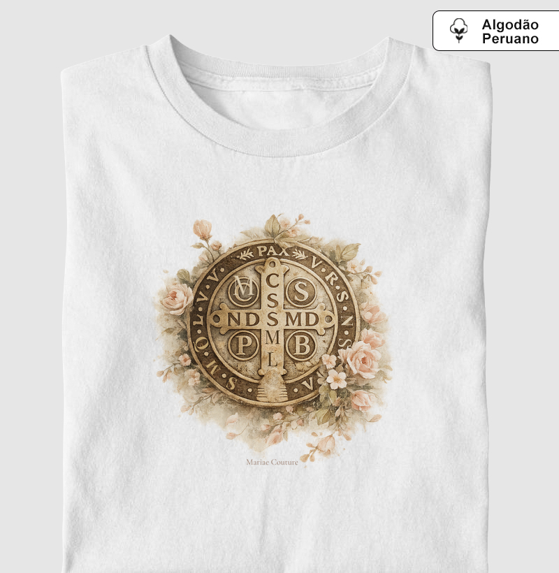 São Bento Rosas - algodão peruano