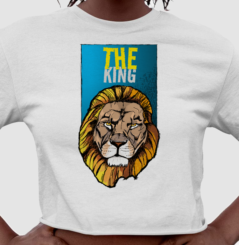 Cropped Leão Rei