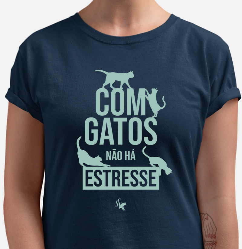 COM GATOS NÃO HÁ ESTRESSE - CORES