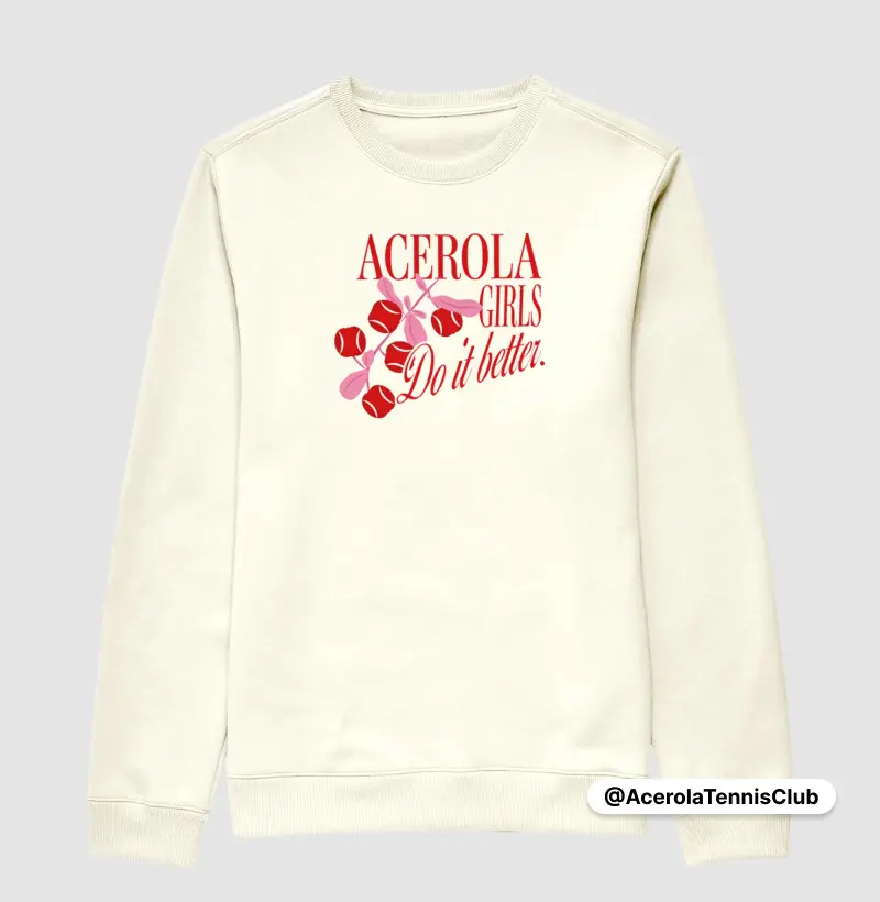 Edição exclusiva - Comunidade Acerola Tennis Club - Moletom