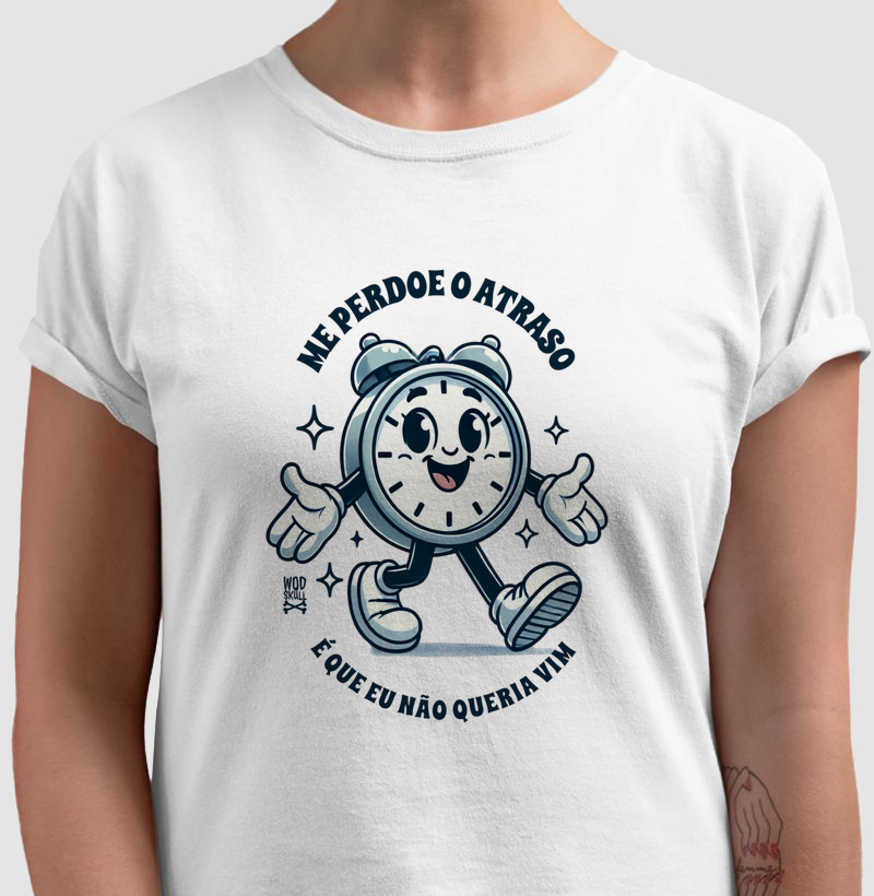 Camiseta Wodskull Relógio Atrasado