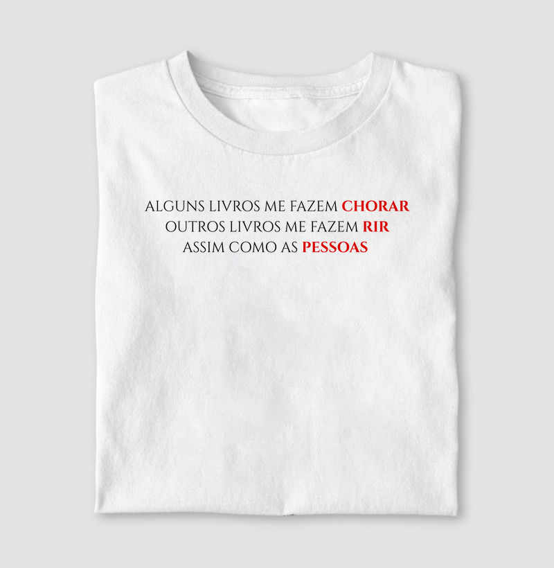 ALGUNS LIVROS ME FAZEM CHORAR.