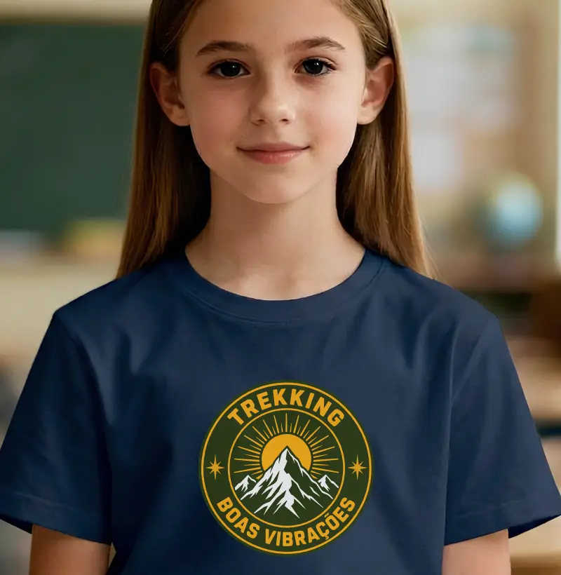 Camiseta Infantil Alma Outdoor | Trekking & Good Vibe