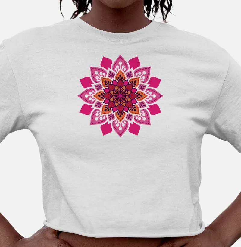 Cropped Feminino Mandala