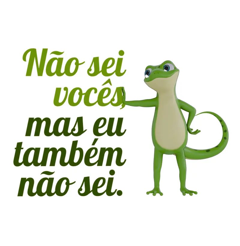 Não sei vocês, mas eu também não sei.