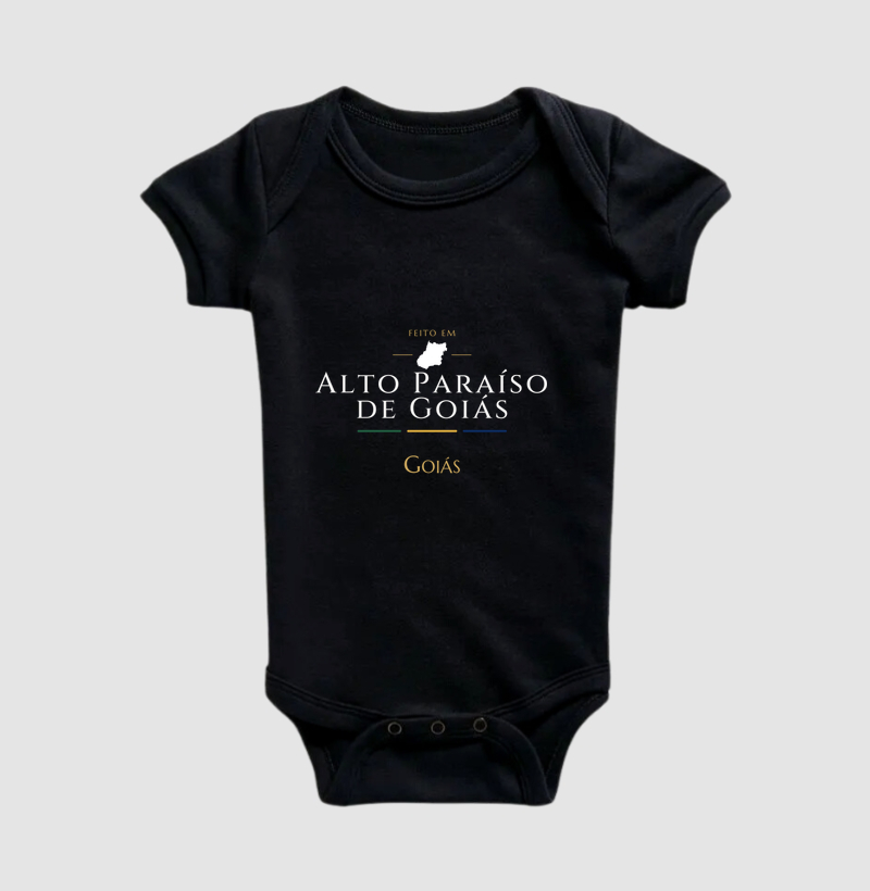 Feito em Alto Paraíso de Goiás GO - Body Infantil