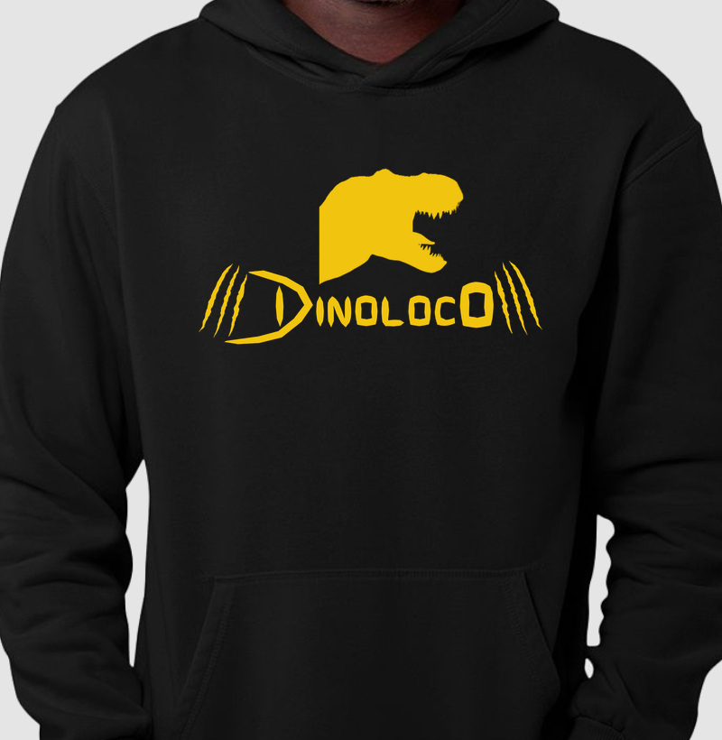 Blusa Dinossauro Moleton Dinoloco Oficial Algodão Premium