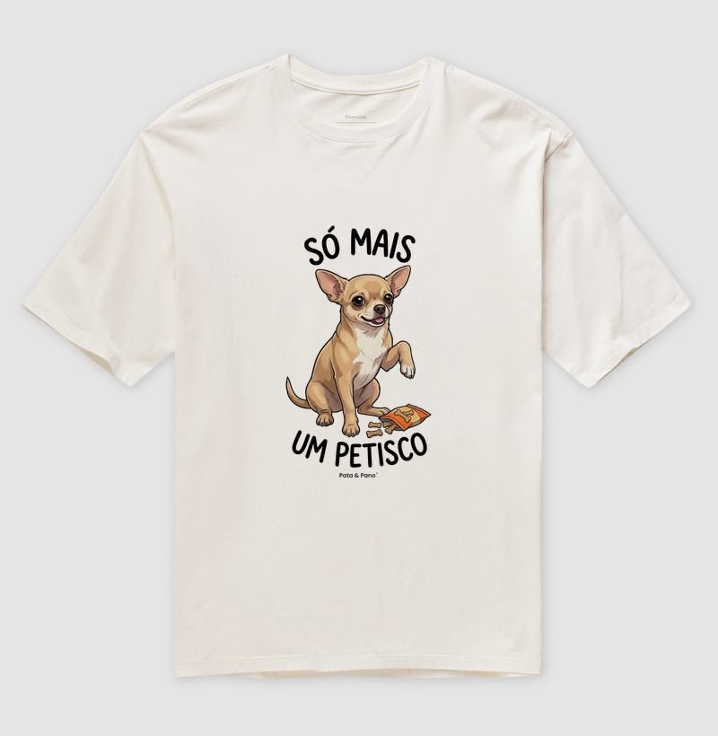 CAMISETA OVERSIZED CHIHUAHUA PETISCO