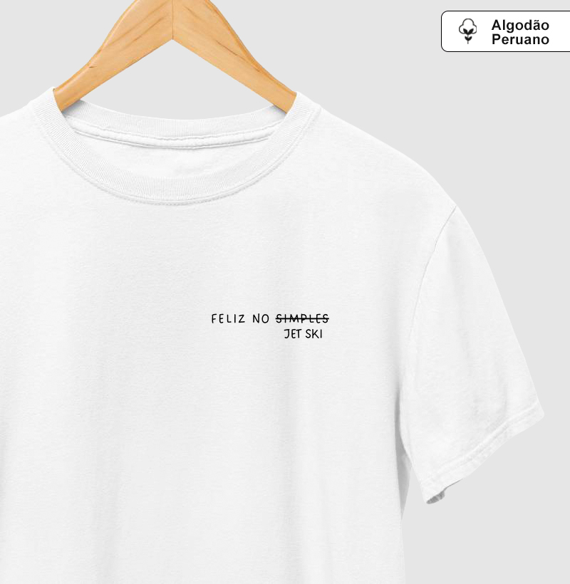 Feliz no Jet Ski - Algodão Peruano Premium