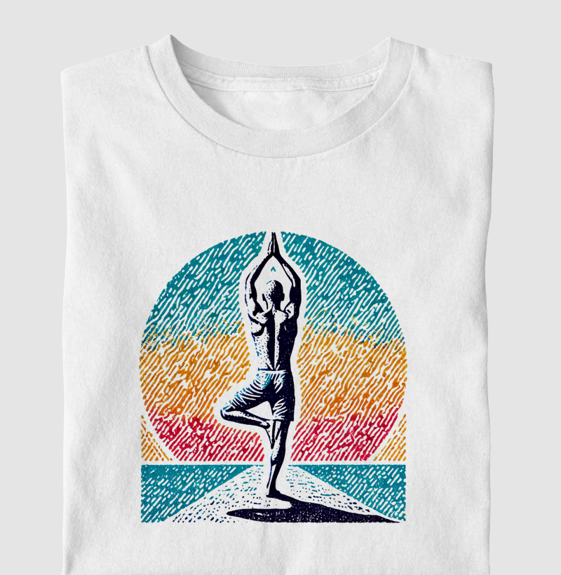 Yoga em Serigrafia 