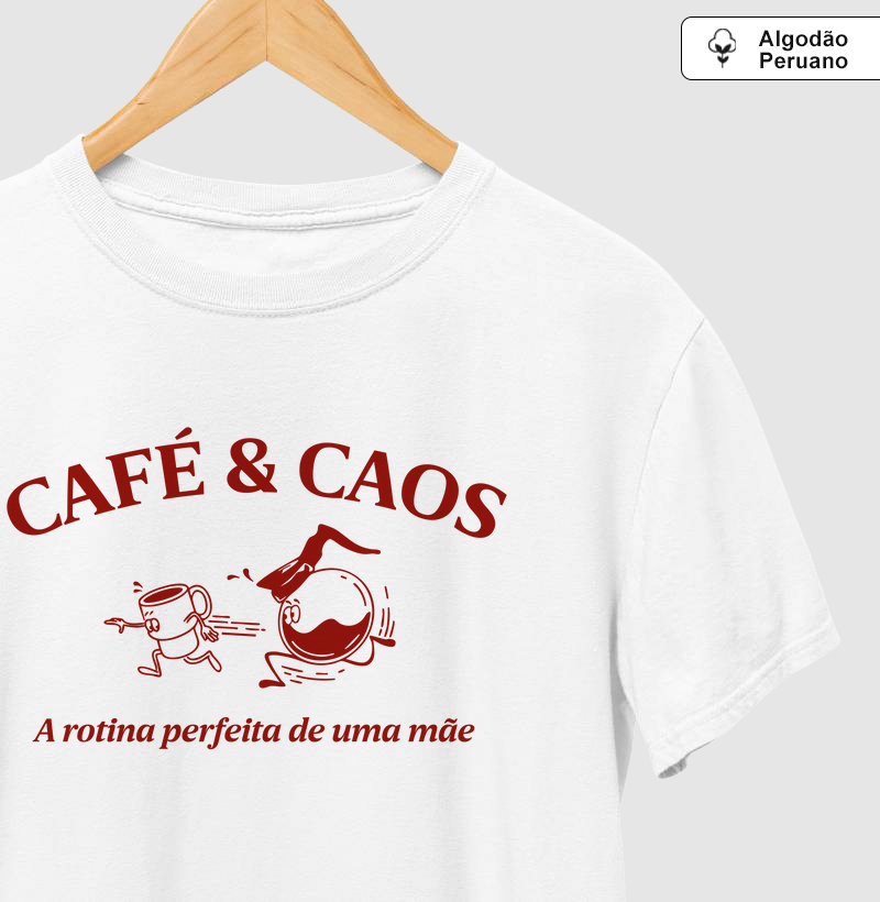 ALGODÃO PERUANO - Café & Caos - A rotina perfeita de uma mãe