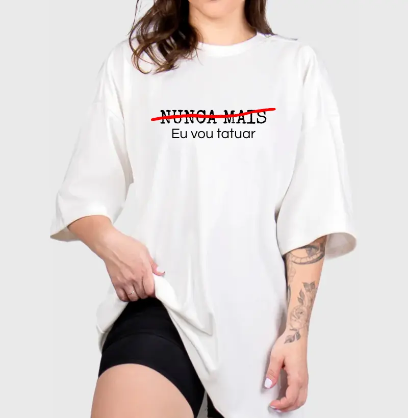 Nunca mais vou tatuar.