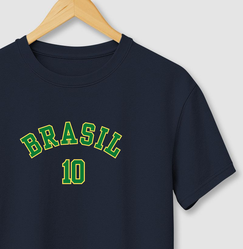 Camiseta Brasil 10 - Unissex