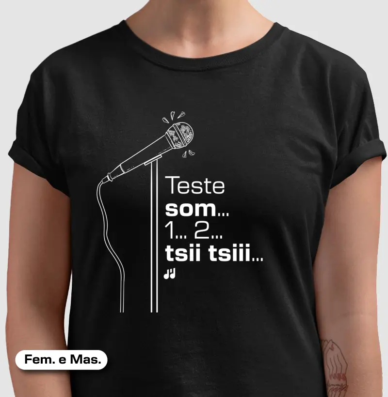 Teste som 1... 2... tsii tsiii...