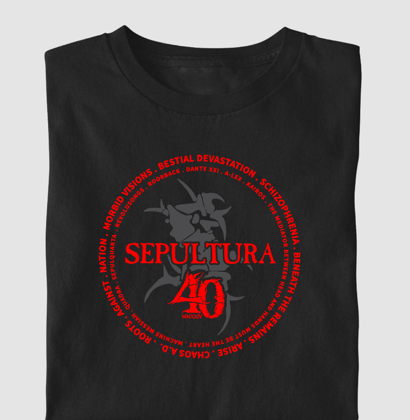 Camiseta Básica - Sepultura