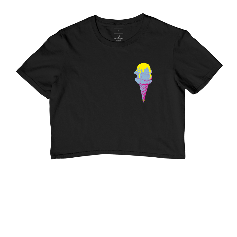 Camiseta Cropped Casquinha