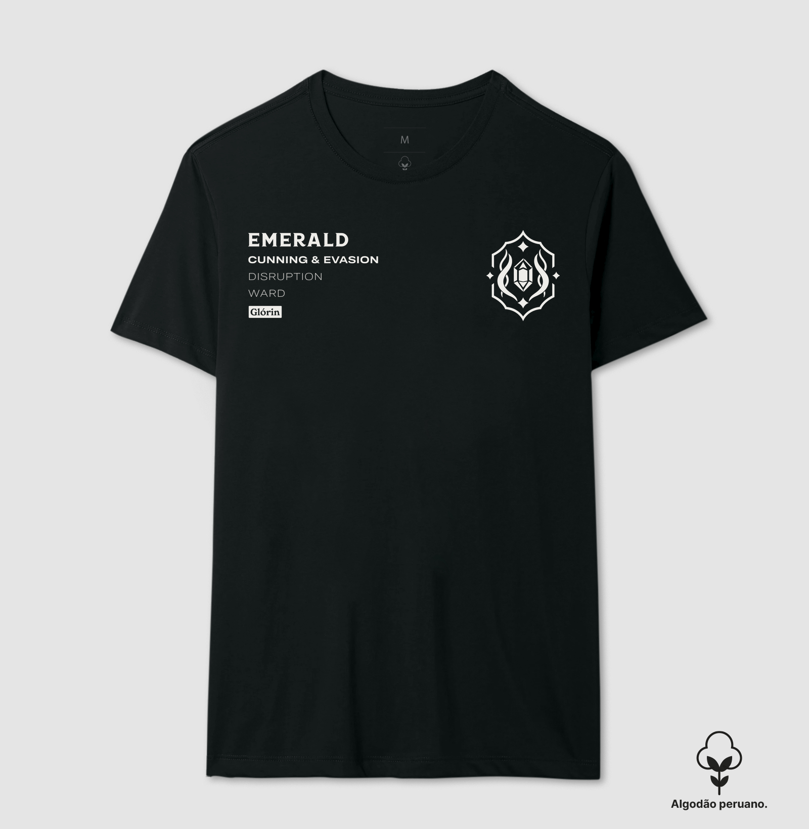 Emerald Ink - Pocket - Camiseta Algodão Peruano
