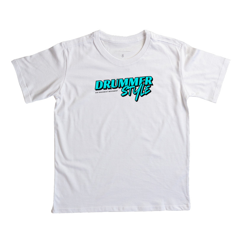 Camiseta KIds Drummer Style Backbeat 