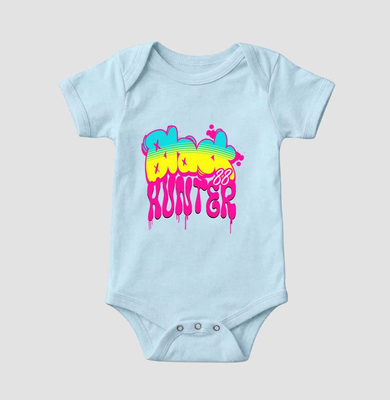 body infantil grafite black hunter