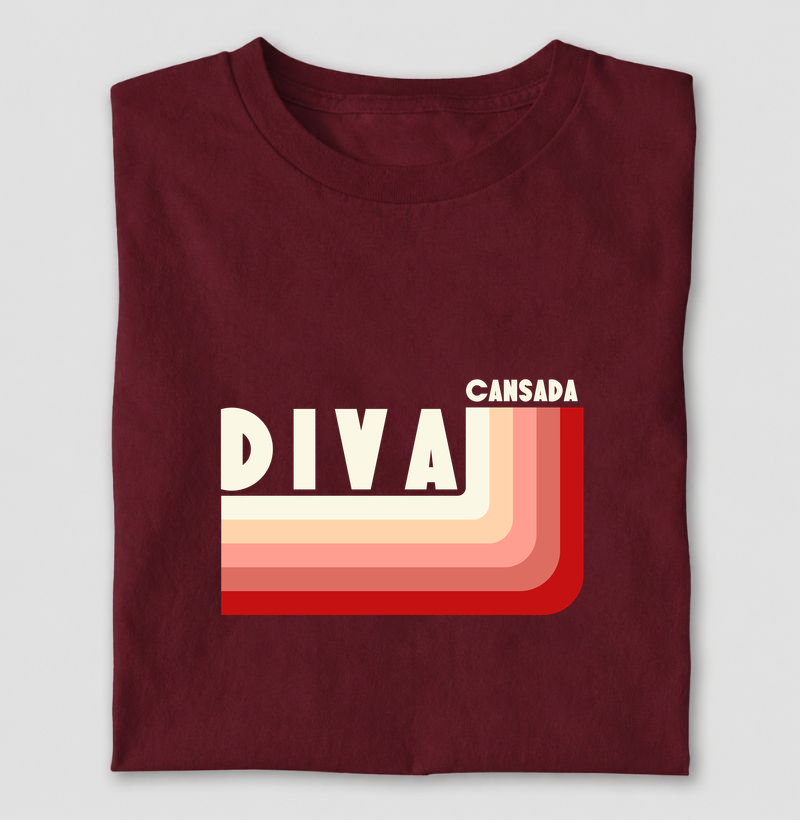 Diva cansada Stripes Bordeaux 