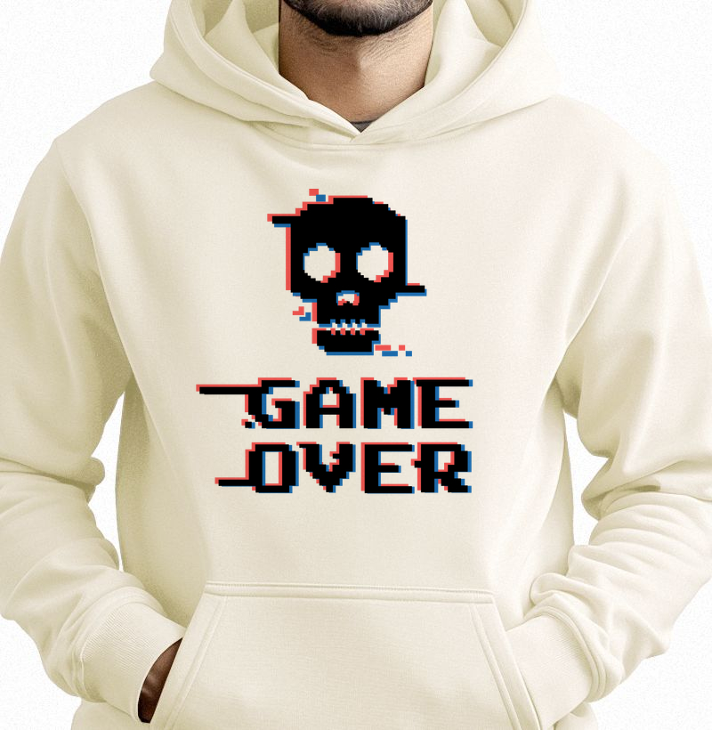 GAME OVER SKULL – Think Tee