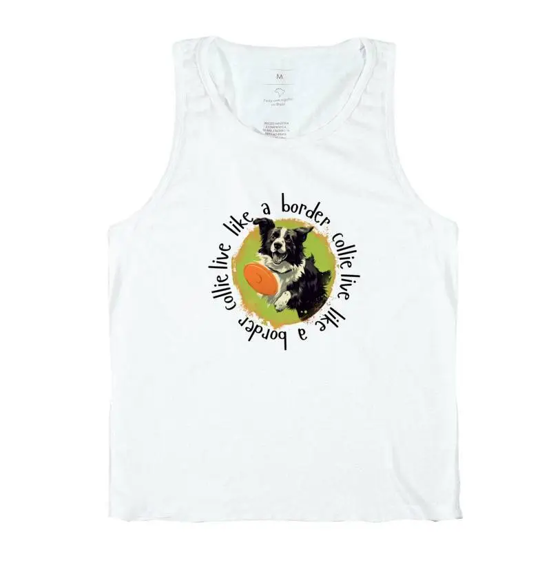Live Like a Border Collie Tank