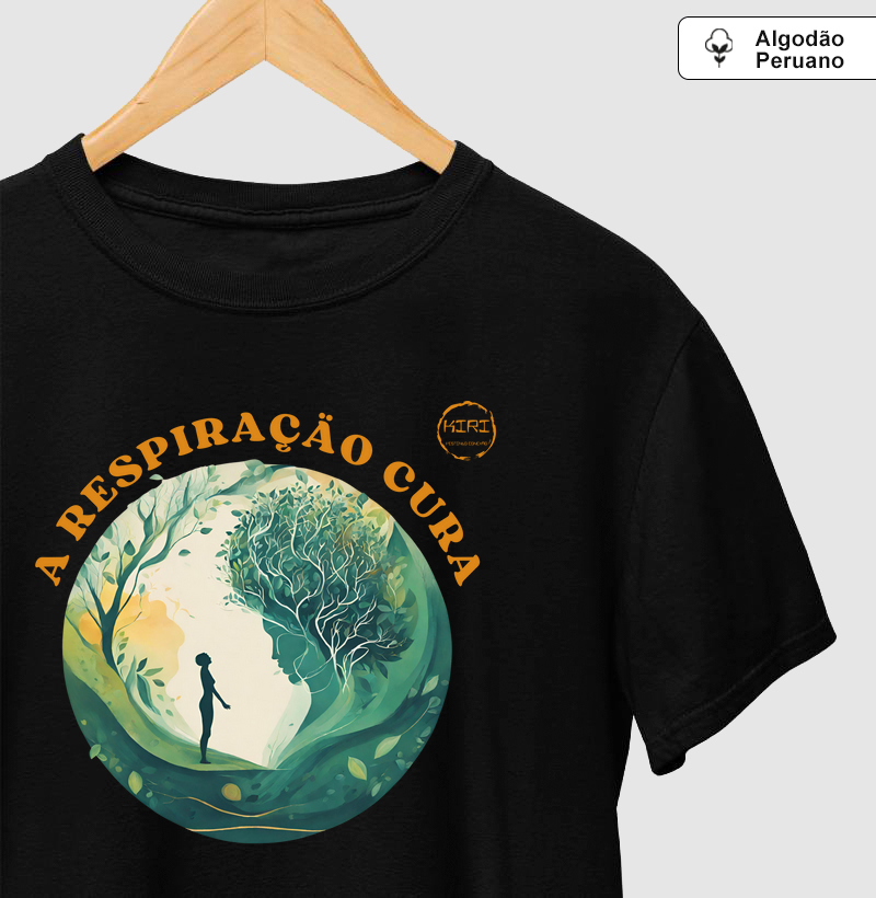 Camiseta Premium KIRI - A Respiração Cura