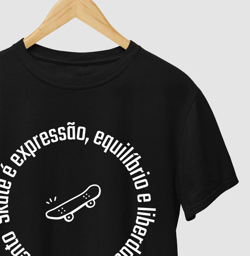 Camiseta GlideWear Skate é Expressão 