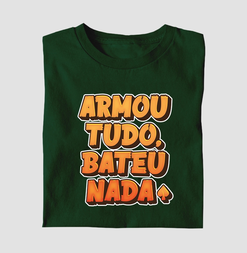 Armou tudo, bateu nada.