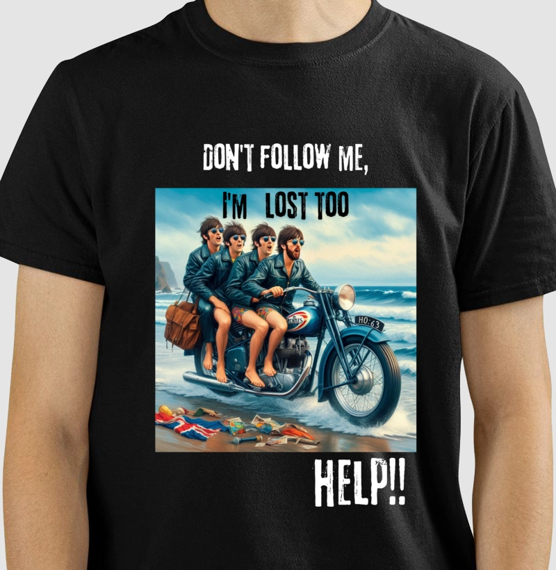 Camiseta Motociclista help