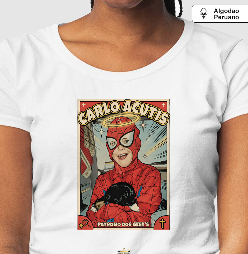 São Carlo Acutis - Homem Aranha - Patrono dos Geeks