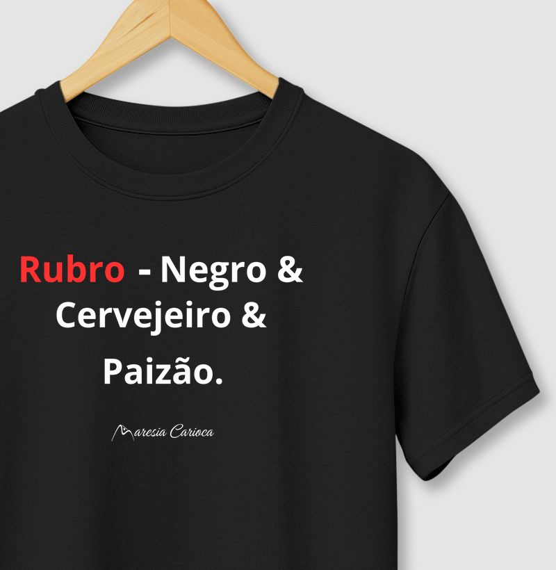 Rubro negro e paizão 