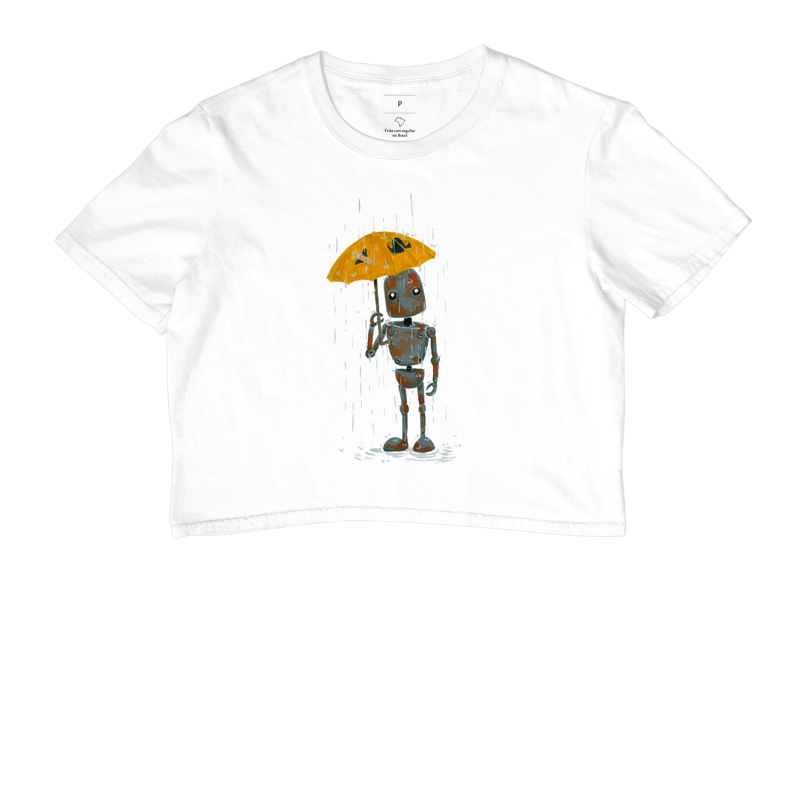 Cropped Robô Enferrujado 