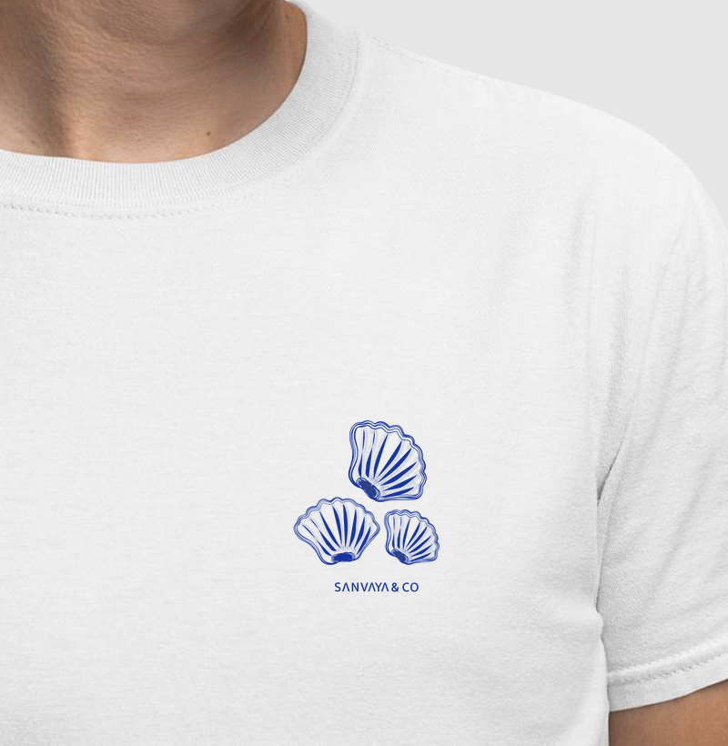Camiseta Basic Conchas 