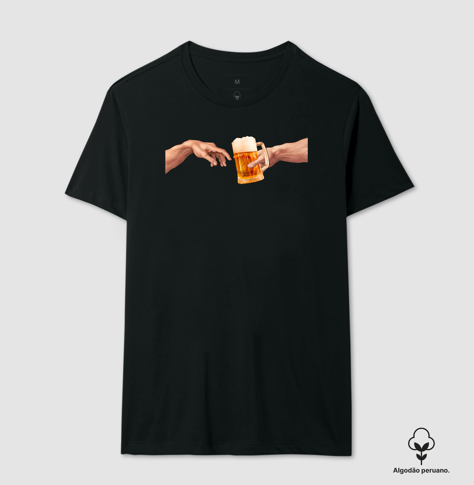 Primeiro Chopp - Camiseta Algodão Peruano